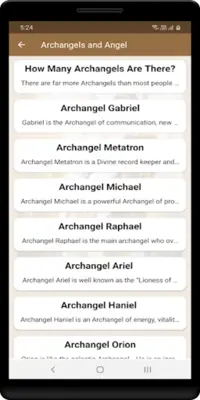 Archangels and Angel android App screenshot 2